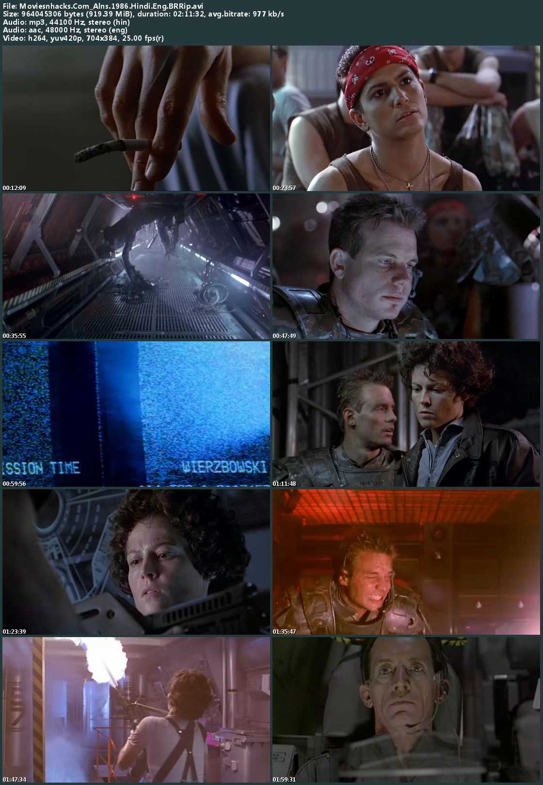 Aliens (1986) BRRIp Aliens (1986) BRRIp Hindi Dubbed Mediafire download