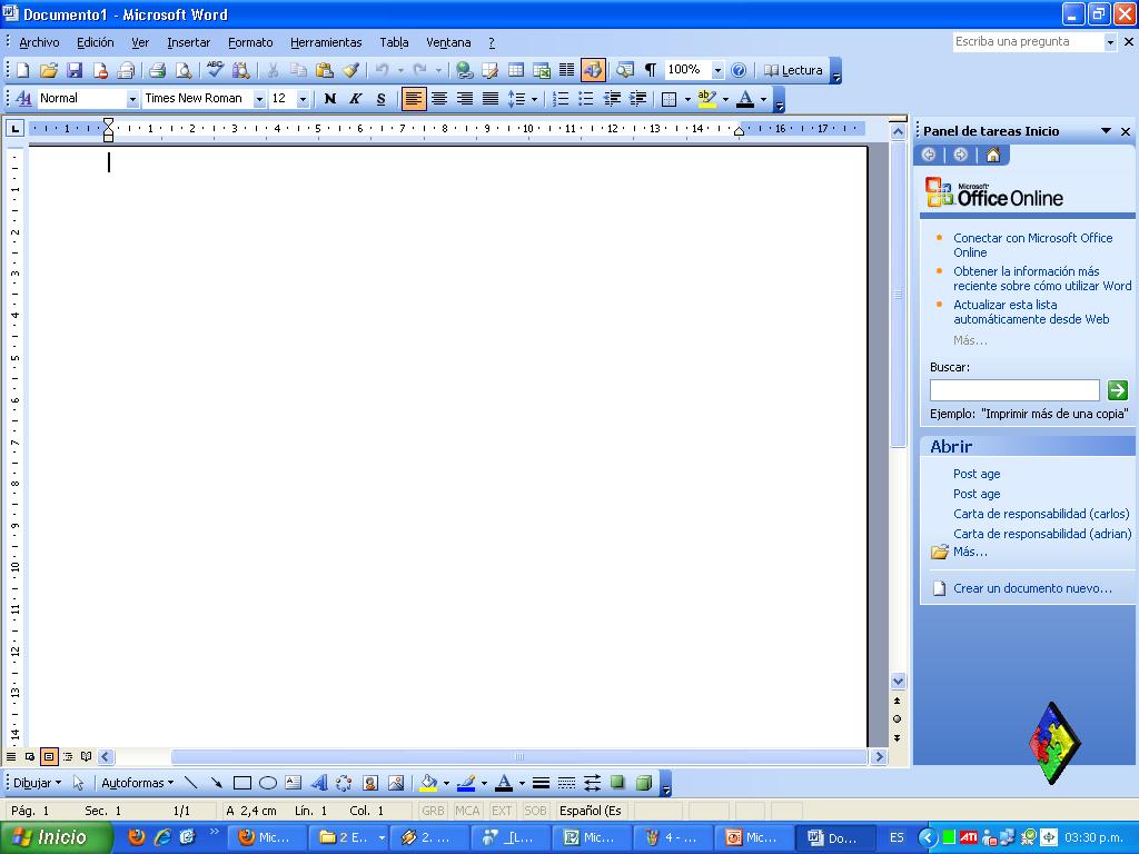 Microsoft Word 2003 Windows 5239