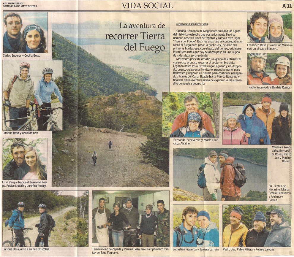 El Mercurio - La aventura de recorrer Tierra del Fuego