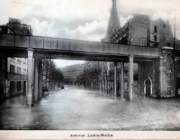 Wielka powódź w Paryżu 1910 10