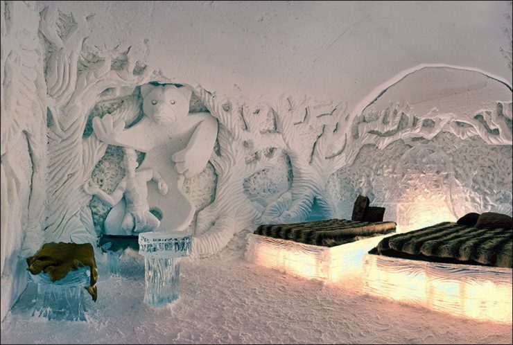 Lodowy hotel de Glace 8