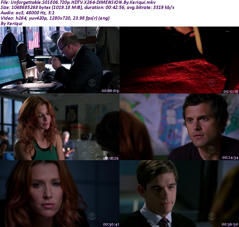 Unforgettable Season 1 Episode 1 - 123Movies