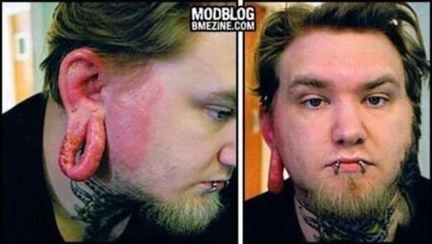 Piercing może boleć 8