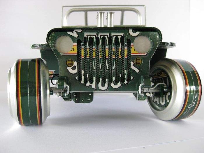 Modele samochodów z aluminiowych puszek 51