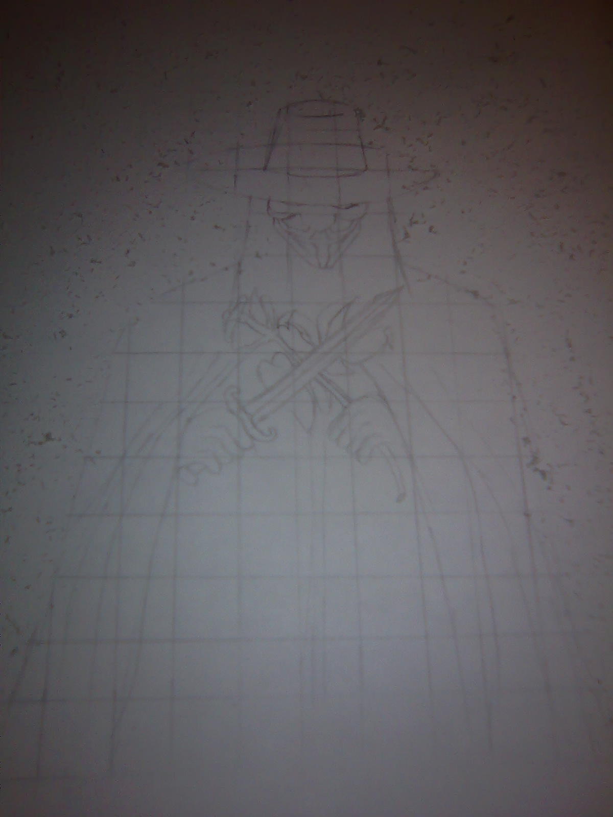 Dibujo de "V" for vendetta hecho por mi Dibujo de "V" for vendetta hecho por mi