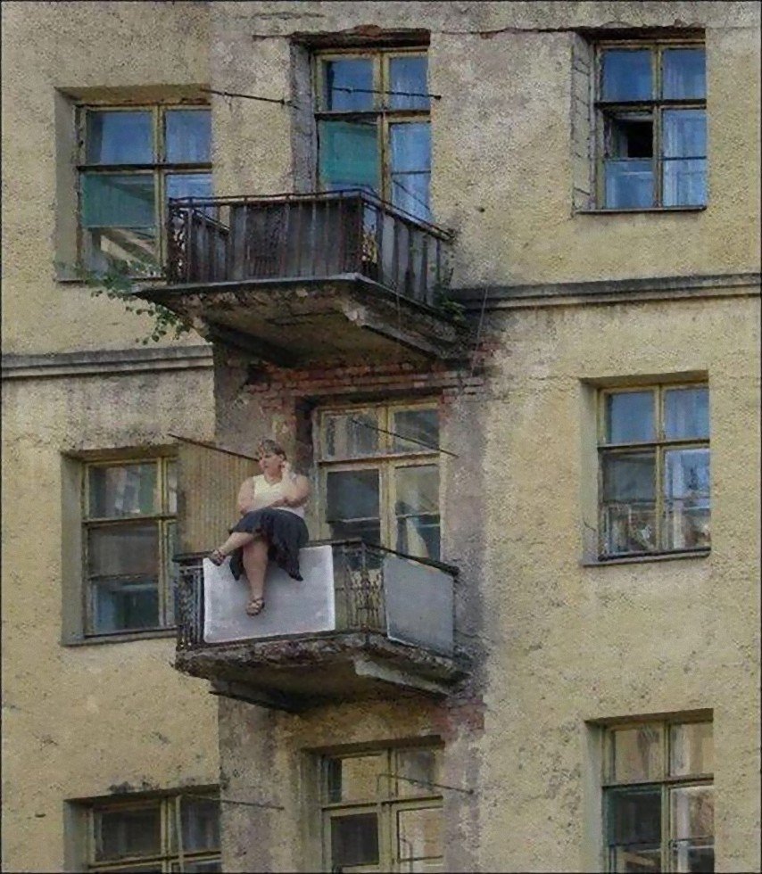 Прикольные балконы.