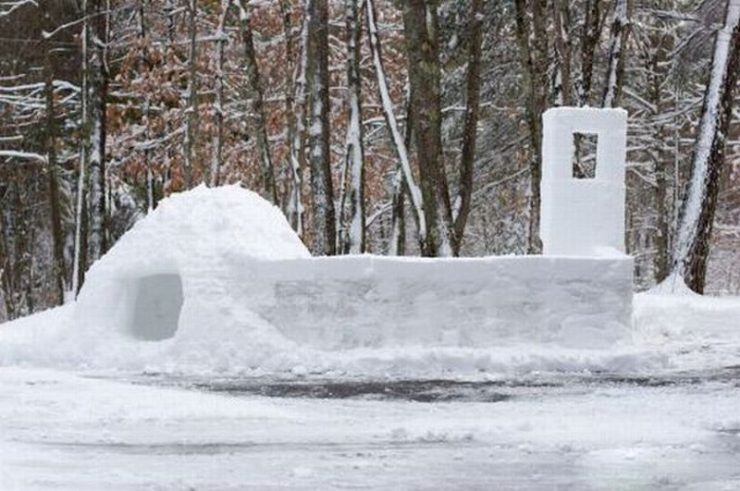 Śniegowe budowle 2
