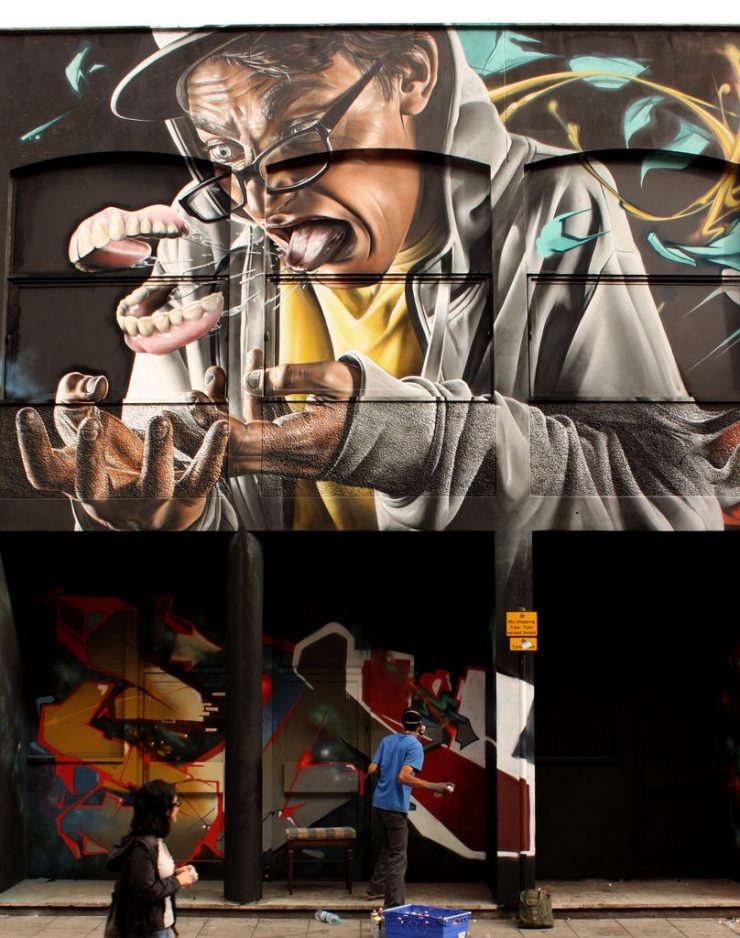 Realistyczny street art 17