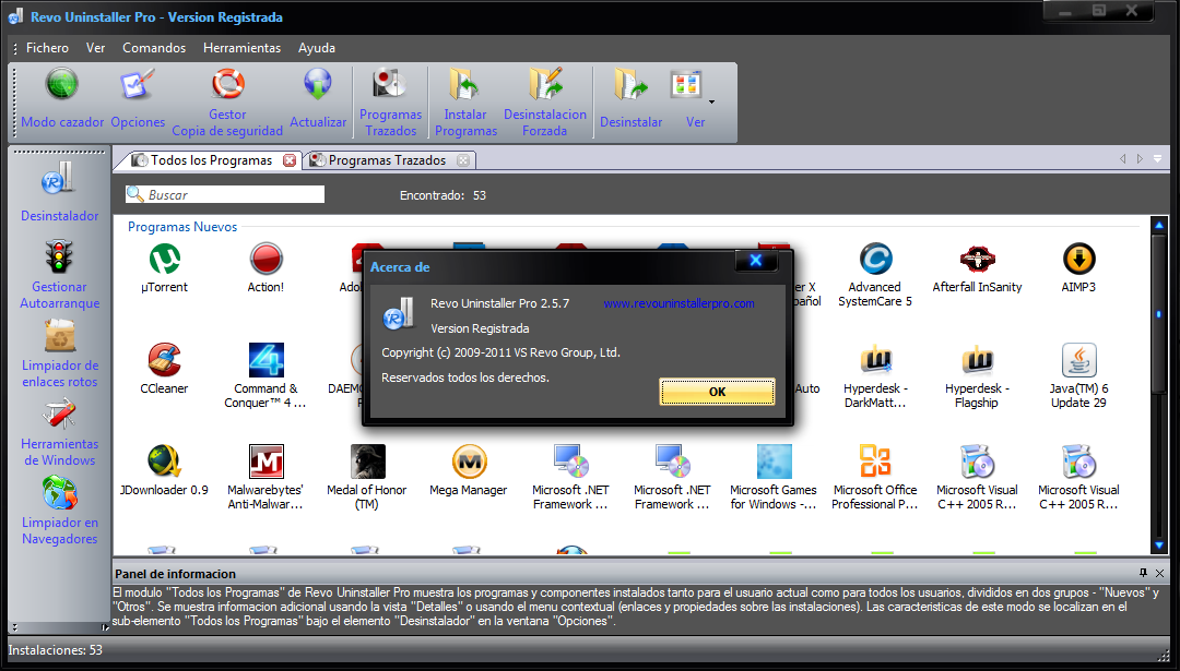 Revo uninstaller pro v2 5 7 multilang