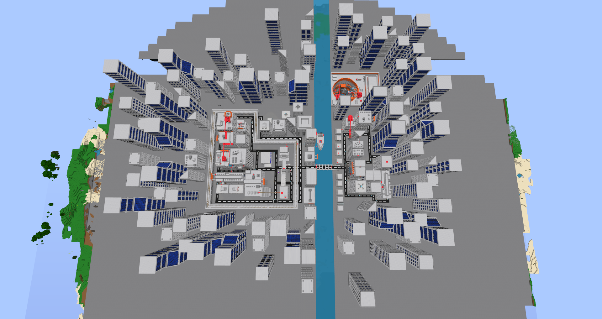 Mirrors Edge - Big Parkour Minecraft Map